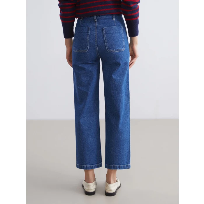 LCW Jeans Indigo Wideleg Kadın Jean Pantolon