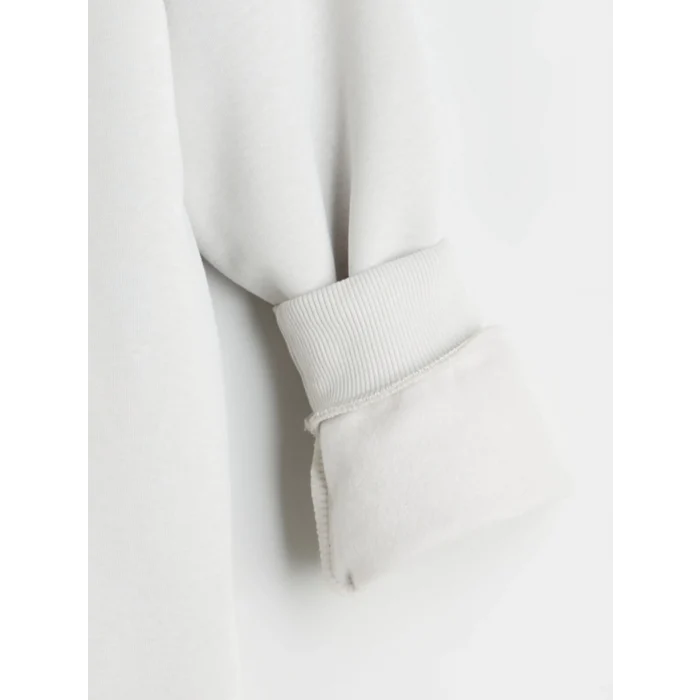 LCW Kids Bej Bisiklet Yaka Erkek Çocuk Sweatshirt