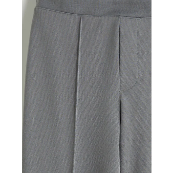 LCW Kids Gri Beli Lastikli Wideleg Kız Çocuk Pantolon