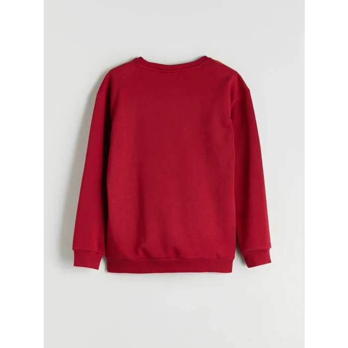 LC WAIKIKI Kirmizi Bisiklet Yaka Galatasaray Baskılı Erkek Çocuk Eşofman Takımı