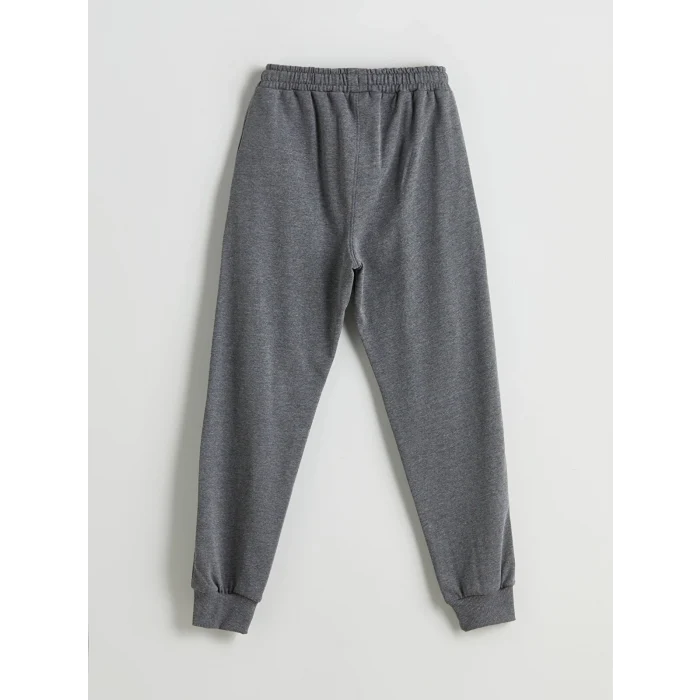 LCW Kids Antrasit Beli Lastikli Erkek Çocuk Jogger Eşofman Altı
