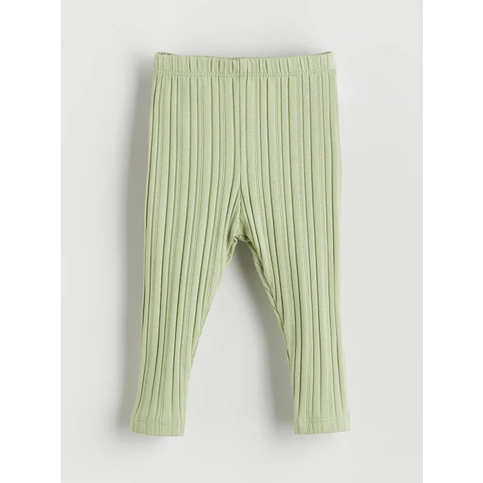 LCW baby Ekru Bebe Yaka Kız Bebek Sweatshirt ve Tayt 2li