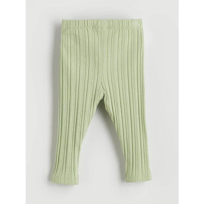 LCW baby Ekru Bebe Yaka Kız Bebek Sweatshirt ve Tayt 2li