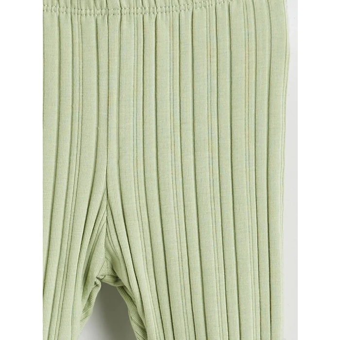 LCW baby Ekru Bebe Yaka Kız Bebek Sweatshirt ve Tayt 2li