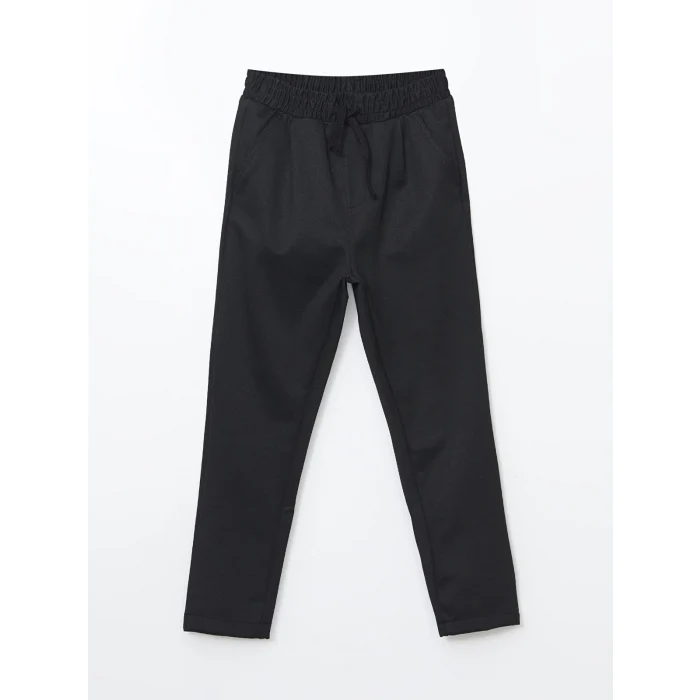 LCW Kids Siyah Beli Lastikli Erkek Çocuk Pantolon
