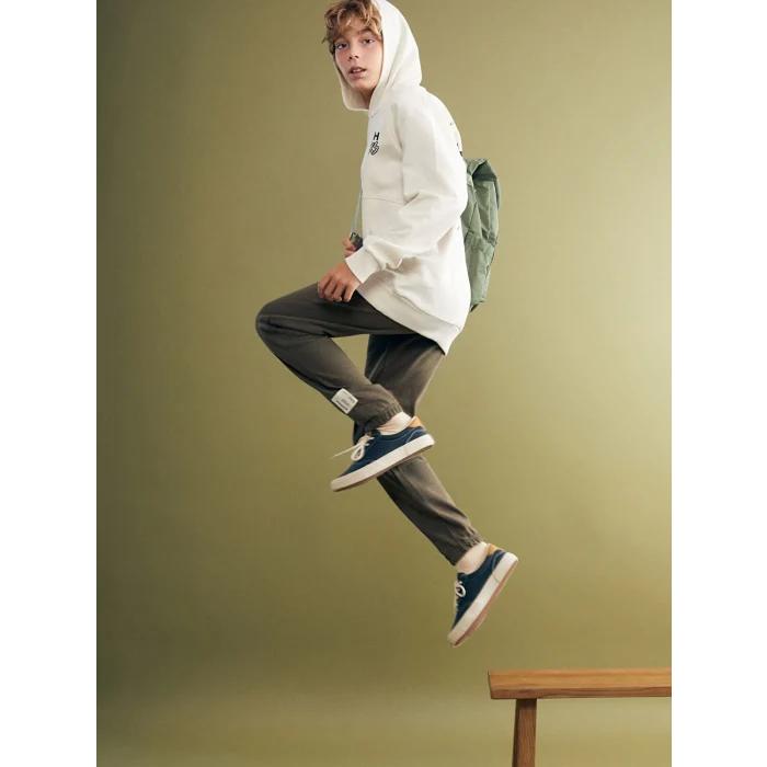 LCW Kids Haki Beli Lastikli Erkek Çocuk Eşofman Altı