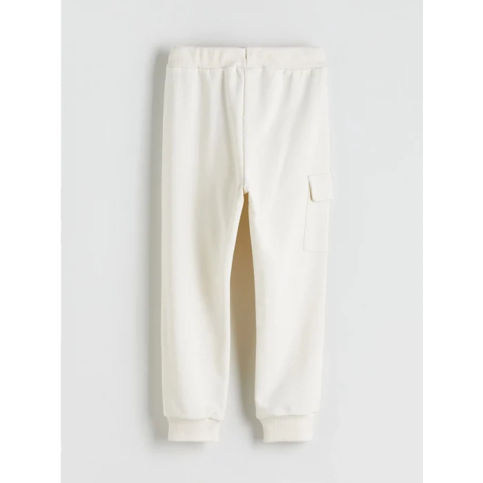 LCW Kids Bej Beli Lastikli Basic Erkek Çocuk Eşofman Alt 2li