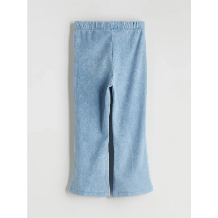 LCW Kids Indigo Beli Lastikli Kız Çocuk İspanyol Paça Tayt