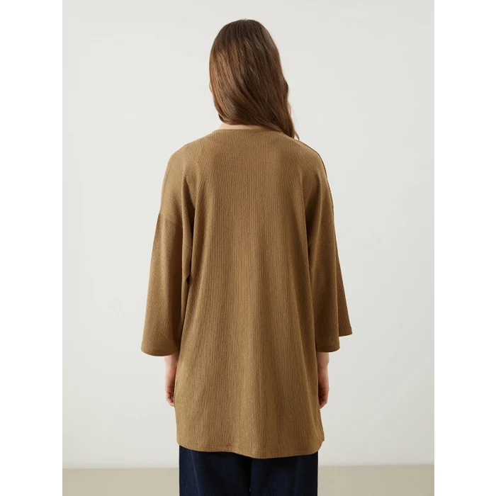 LCWAIKIKI Classic Sari Şal Yaka Kadın Hırka