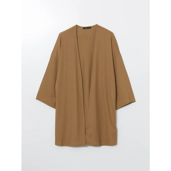 LCWAIKIKI Classic Sari Şal Yaka Kadın Hırka