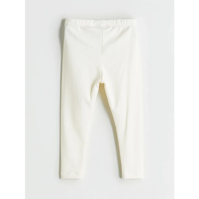 LCW baby Indigo Bebe Yaka Kız Bebek Sweatshirt ve Tayt 2li