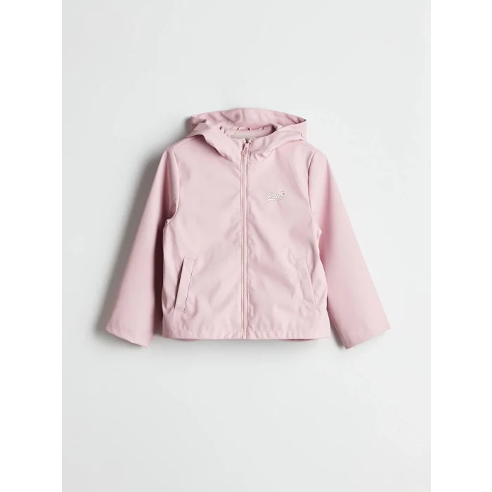 LCW Kids Pembe Kapüşonlu Kız Çocuk Mont