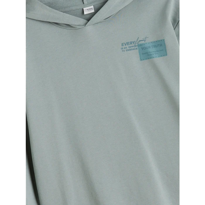 LCW Kids Yeşil Kapüşonlu Erkek Çocuk Eşofman Takım