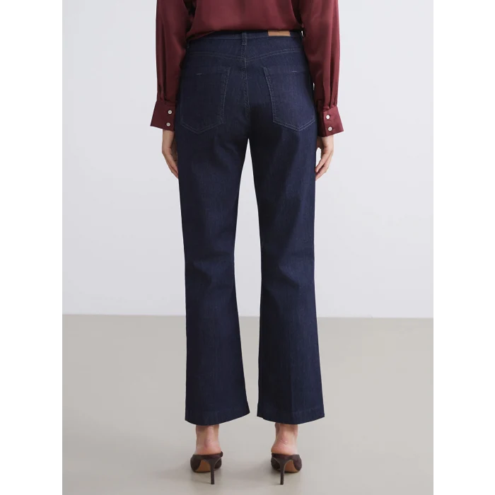 LCW Jeans Indigo Flare Kadın Jean Pantolon