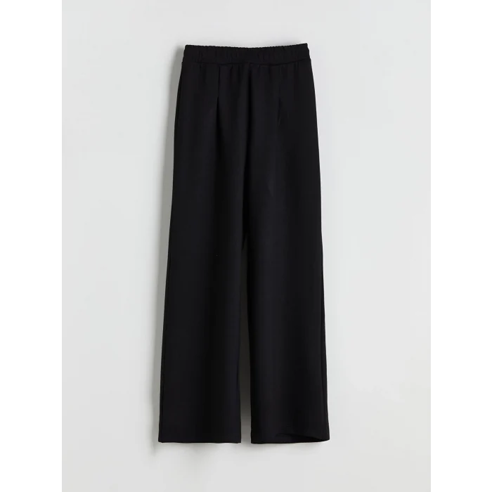 LCW Kids Siyah Beli Lastikli Kız Çocuk Eşofman Altı