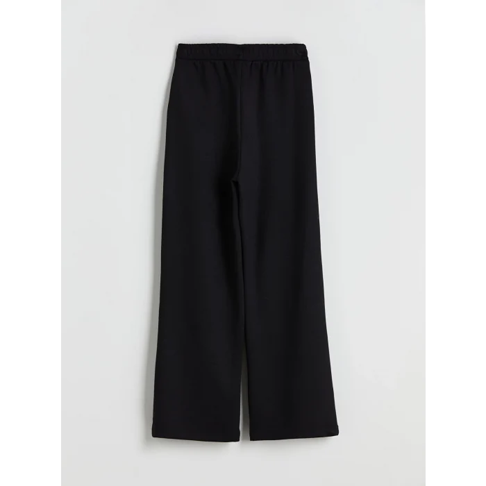 LCW Kids Siyah Beli Lastikli Kız Çocuk Eşofman Altı