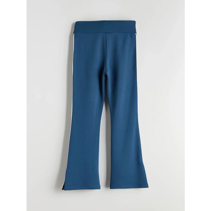 LCW Kids Indigo Bisiklet Yaka Kız Çocuk Eşofman Takım