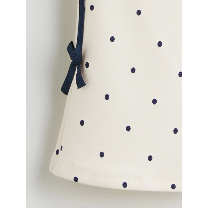 LCW baby Ekru Kız Çocuk İspanyol Paça Tayt 2li