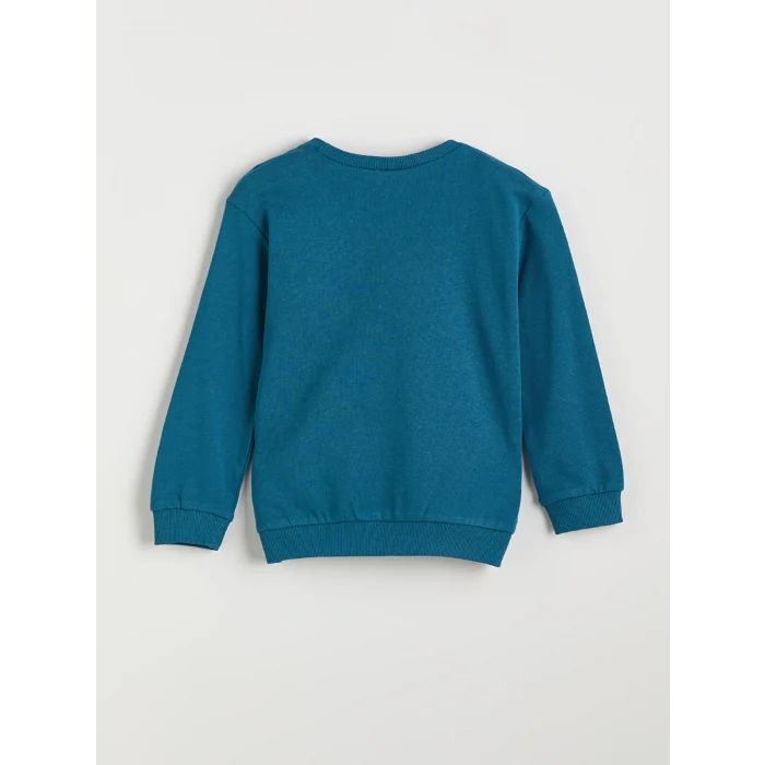 LCW Kids Petrol Bisiklet Yaka Erkek Çocuk Sweatshirt 2li