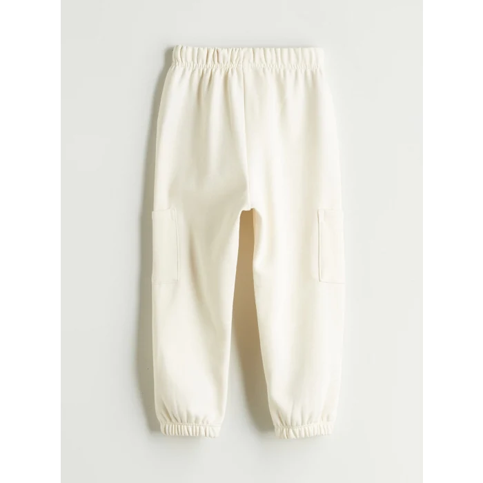 LCW Kids Bej Beli Lastikli Basic Erkek Çocuk Jogger Eşofman Altı 2li