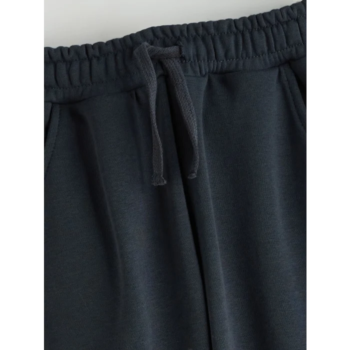 LCW Kids Bej Bisiklet Yaka Erkek Çocuk Sweatshirt ve Eşofman Alt