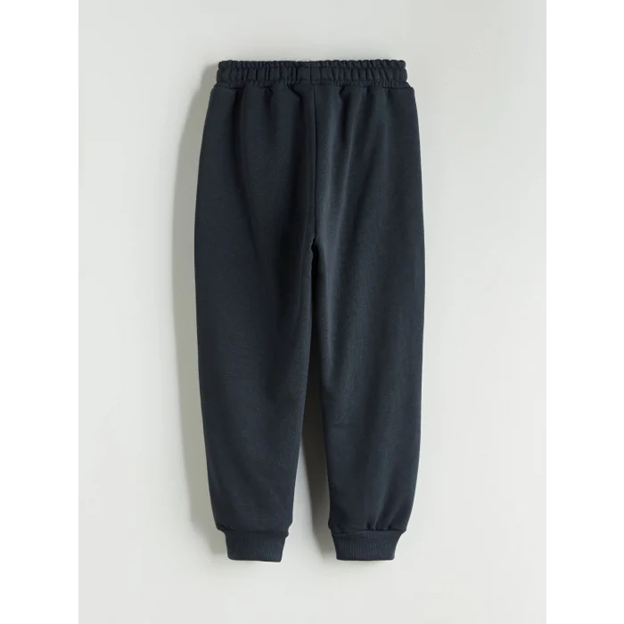 LCW Kids Bej Bisiklet Yaka Erkek Çocuk Sweatshirt ve Eşofman Alt