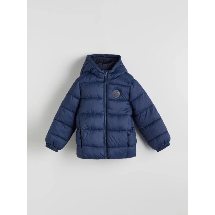 LCW Kids Lacivert Kapüşonlu Erkek Çocuk Şişme Mont