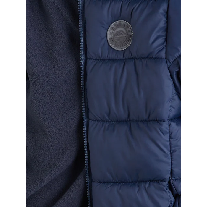 LCW Kids Lacivert Kapüşonlu Erkek Çocuk Şişme Mont