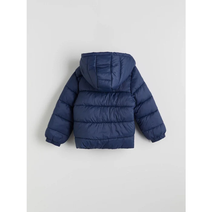 LCW Kids Lacivert Kapüşonlu Erkek Çocuk Şişme Mont