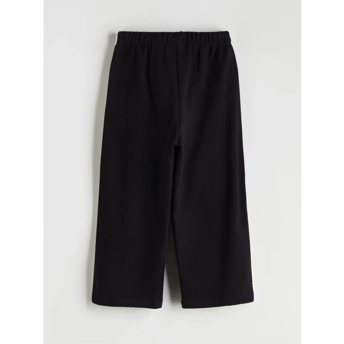 LCW Kids Ekru Bisiklet Yaka Baskılı Kız Çocuk 3lü Takım