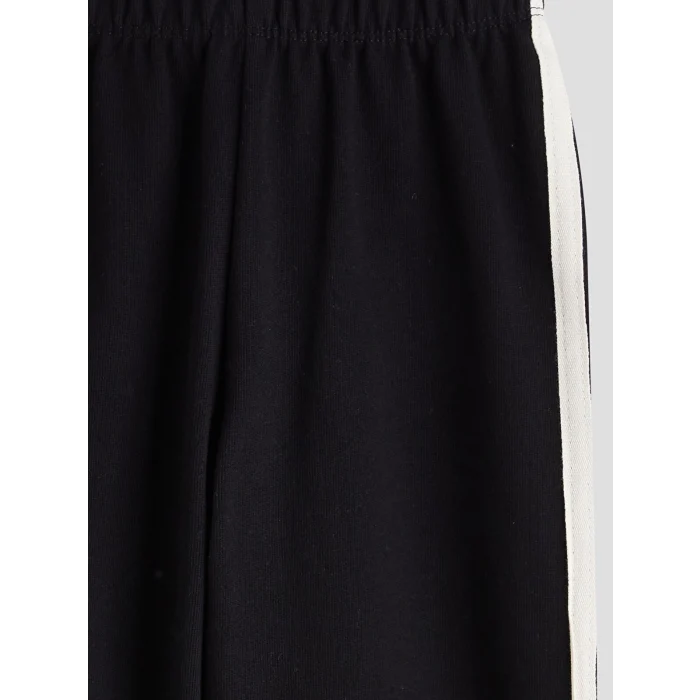 LCW Kids Ekru Bisiklet Yaka Baskılı Kız Çocuk 3lü Takım