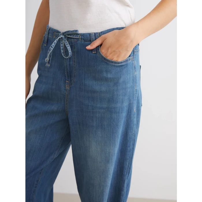 LCW Jeans Indigo Baggy Fit Kadın Jean Pantolon