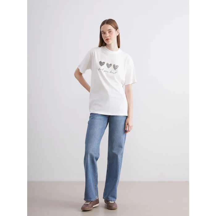 LCW Jeans Indigo Wideleg Kadın Jean Pantolon