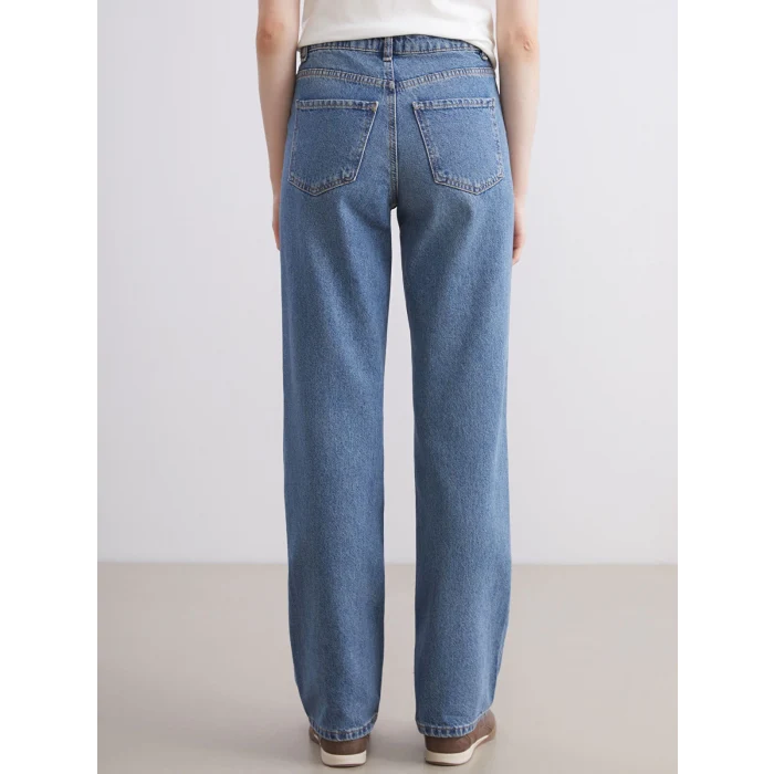 LCW Jeans Indigo Wideleg Kadın Jean Pantolon