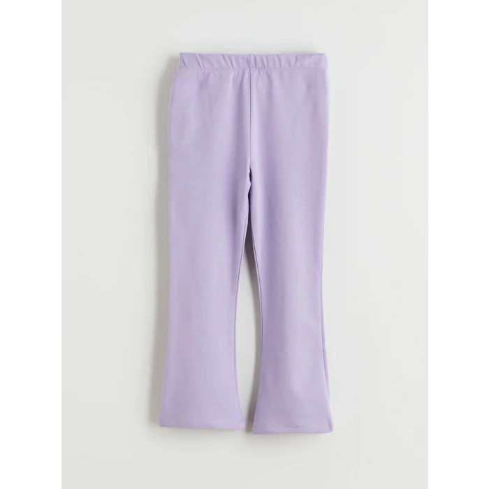 LCW Kids Lila Bisiklet Yaka Gabbys Dollhouse Baskılı Kız Çocuk Sweatshirt ve Tayt