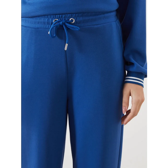 LCWAIKIKI Classic Mavi Beli Lastikli Kadın Jogger Eşofman Altı