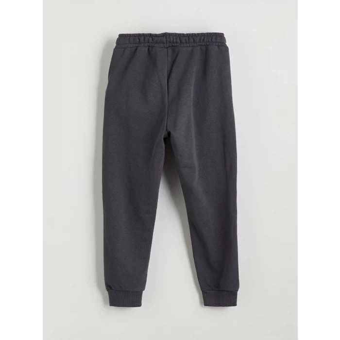 LCW Kids Antrasit Beli Lastikli Erkek Çocuk Jogger Eşofman Altı