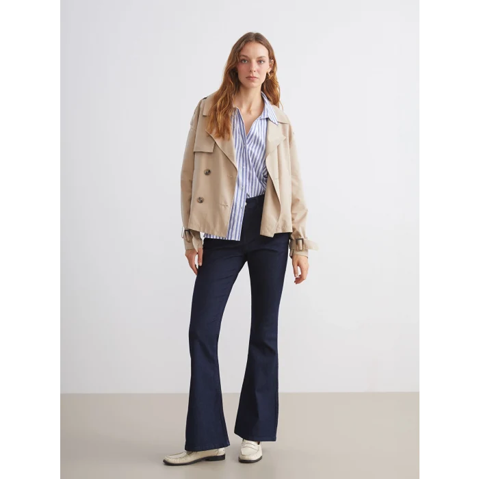 LCW Jeans Indigo Flare Kadın Jean Pantolon