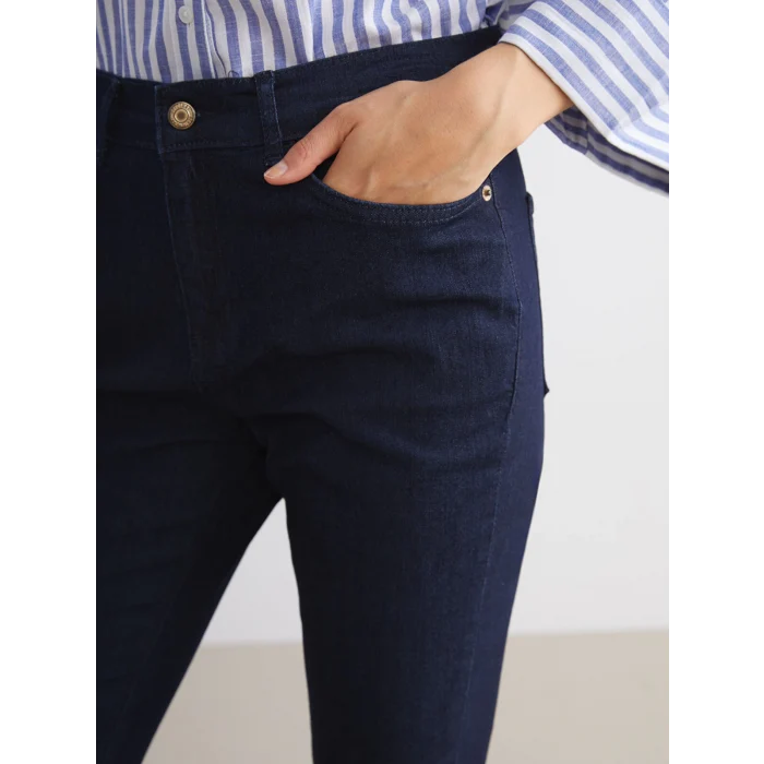 LCW Jeans Indigo Flare Kadın Jean Pantolon