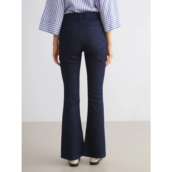 LCW Jeans Indigo Flare Kadın Jean Pantolon