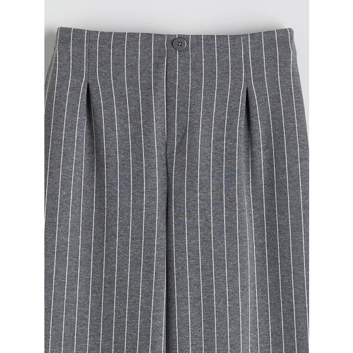 LCW Kids Gri Beli Lastikli Kız Çocuk Eşofman Alt