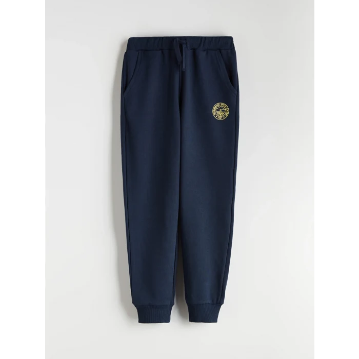 LCW Kids Lacivert Bisiklet Yaka Erkek Çocuk Eşofman Takımı