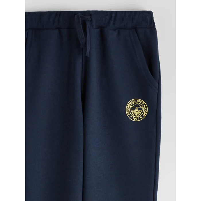 LCW Kids Lacivert Bisiklet Yaka Erkek Çocuk Eşofman Takımı