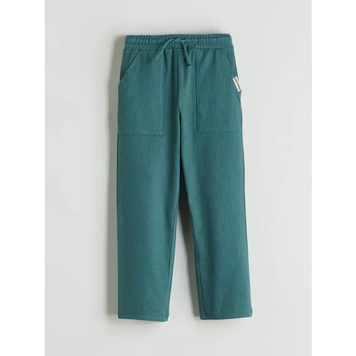 LCW Kids Yeşil Beli Lastikli Erkek Çocuk Eşofman Altı