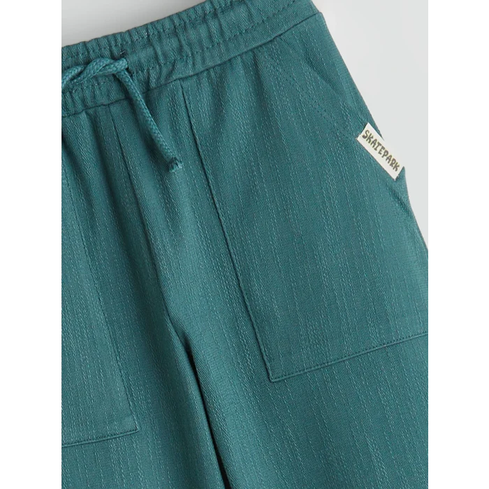 LCW Kids Yeşil Beli Lastikli Erkek Çocuk Eşofman Altı