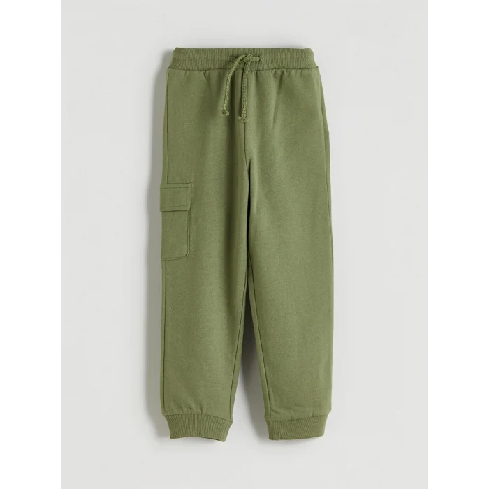 LCW Kids Haki Beli Lastikli Erkek Çocuk Jogger Eşofman Altı 2li