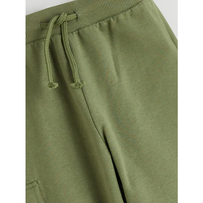 LCW Kids Haki Beli Lastikli Erkek Çocuk Jogger Eşofman Altı 2li