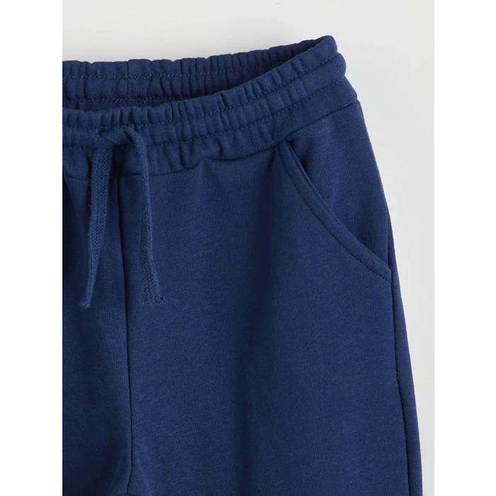 LCW Kids Indigo Beli Lastikli Erkek Çocuk Jogger Eşofman Altı 2li
