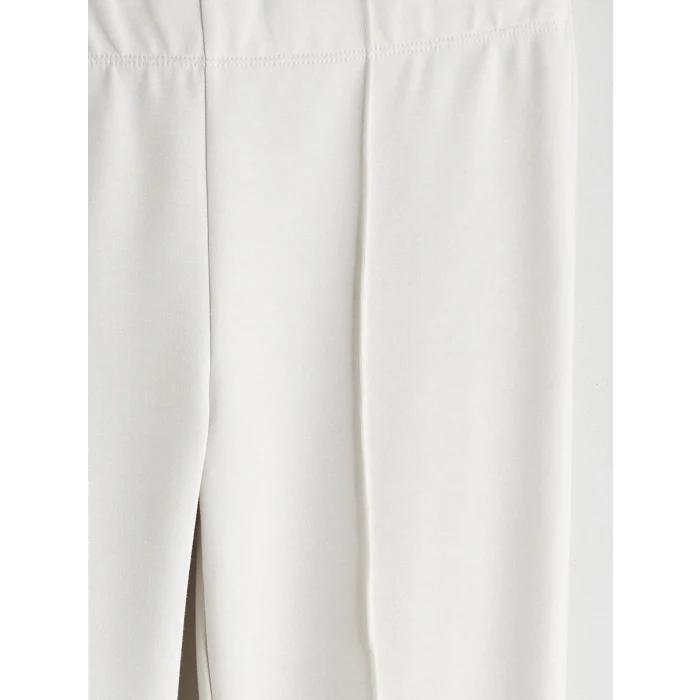 LCW Kids Bej Dik Yaka Kız Çocuk Eşofman Takımı