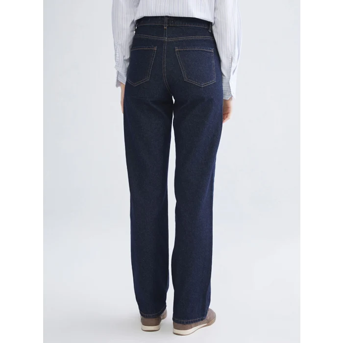 LCW Jeans Indigo Straight Fit Kadın Jean Pantolon